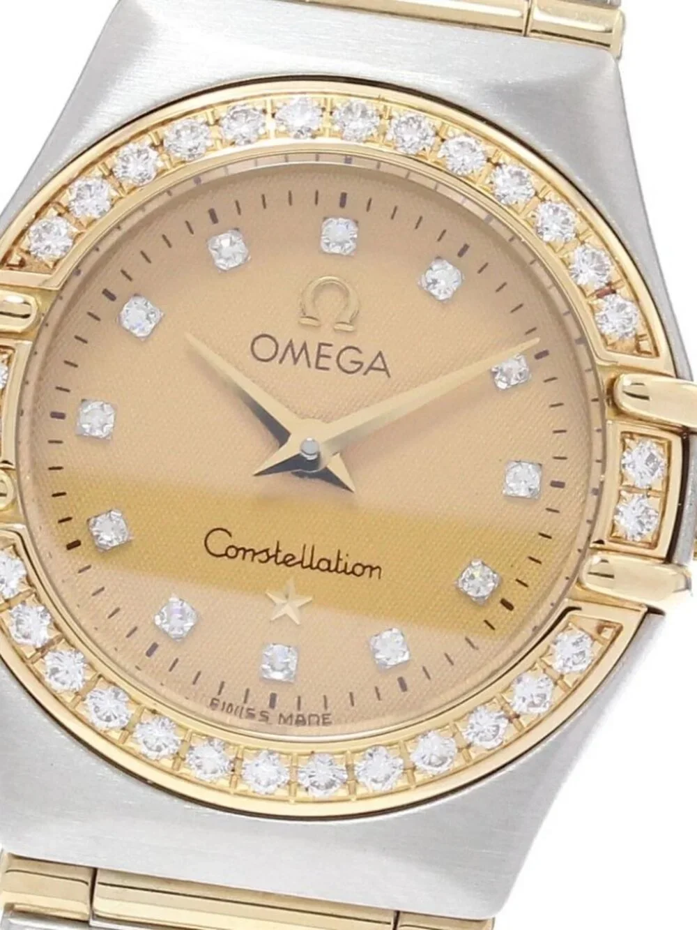 OMEGA Constellation 1267.15 Diamond bezel 12P full bar Quartz Ladies_966446